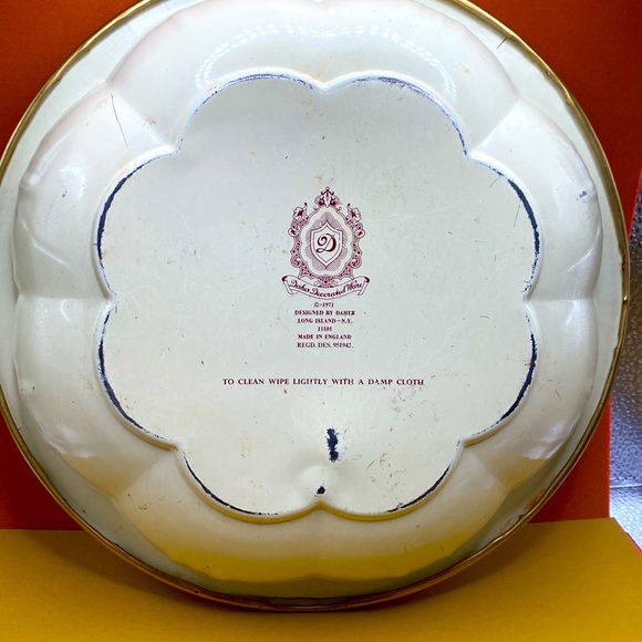 Vintage Daher Metal Tin Fruit Tray Bowl Harvest - Picture 2 of 5